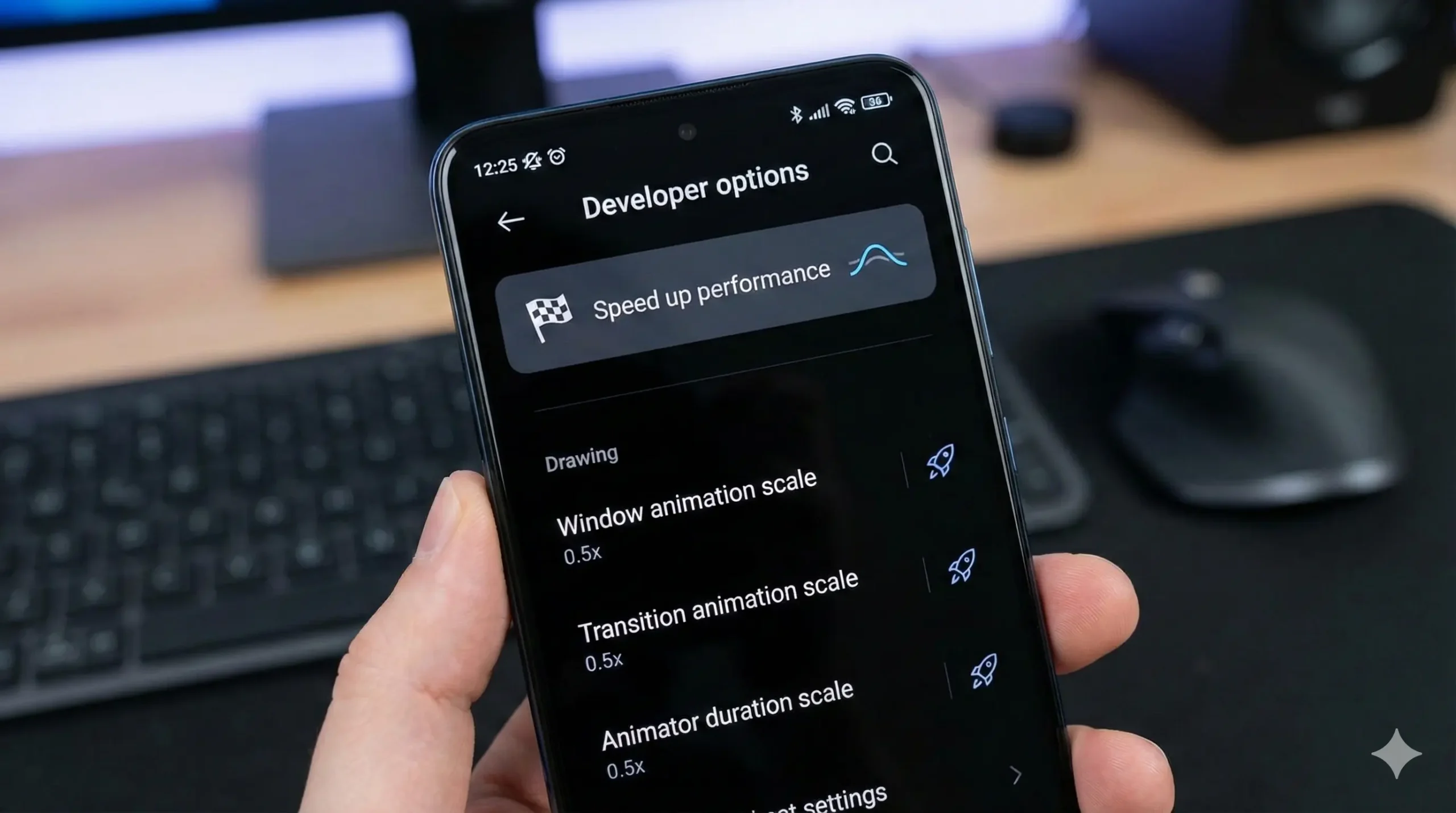 Reduce Android animations